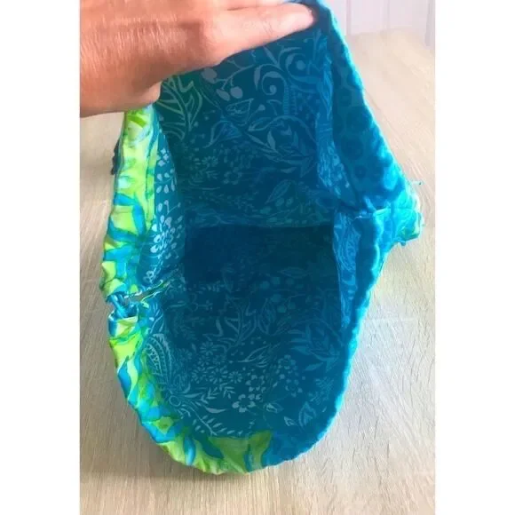 Colorful And Tropical “Drawstring” Sling Bag - Picture 4 of 4